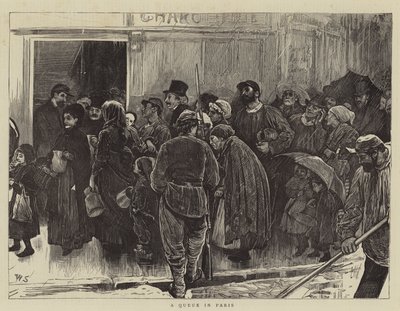 A Queue in Paris by William Small